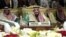 King Salman of Saudi Arabia, center, attends the closing session of the 36th Gulf Cooperation Council Summit in Riyadh, Dec. 10, 2015. The Islamic State has ratcheted up a propaganda campaign against the Gulf kingdom’s ruling family, denouncing them for siding with the U.S.-led coalition against the jihadists and urging followers to oust them.