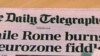 İtalyan Senatosu Kemer Sıkma Politikasını Onayladı