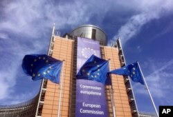 ទីស្នាក់ការកណ្តាលរបស់សភាសហភាពអឺរ៉ុប នៅទីក្រុងប៊្រុចសែល កាលពីថ្ងៃទី១០ ខែមេសា ឆ្នាំ២០១៩។