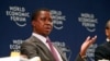 FILE - Zambian President Edgar Lungu participates in a discussion at the World Economic Forum on Africa 2017 meeting in Durban, South Africa, May 4, 2017.