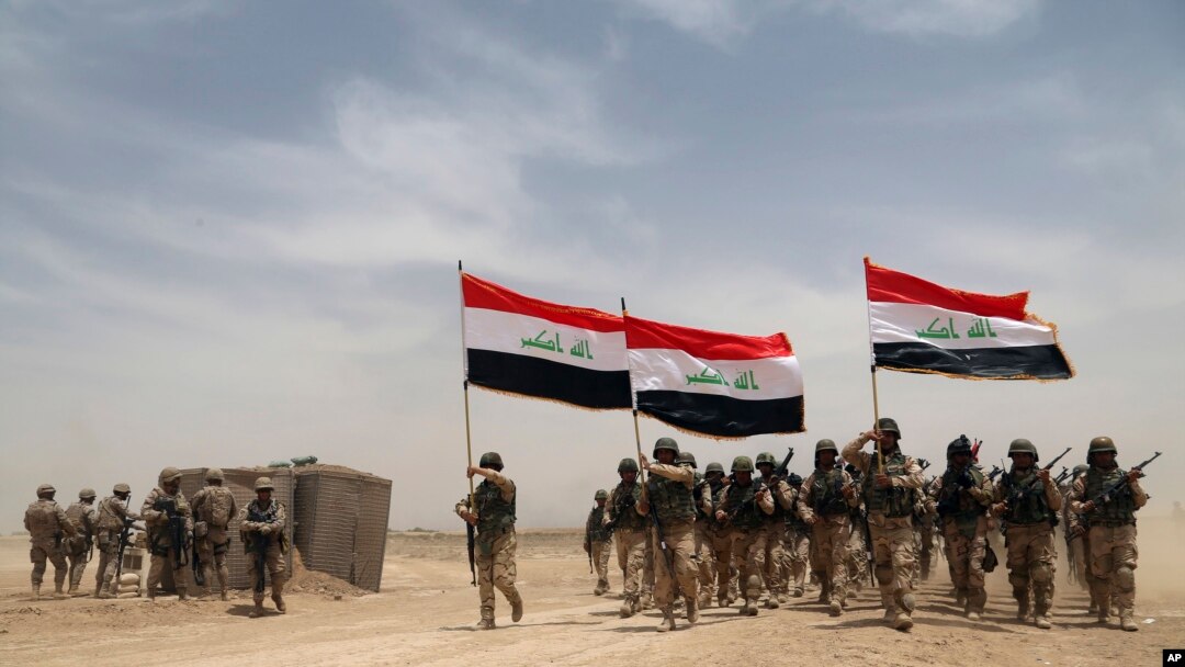 AQSh askarlari Iroq armiyasi bilan mashq o'tkazmoqda. 27-may 2015-yil