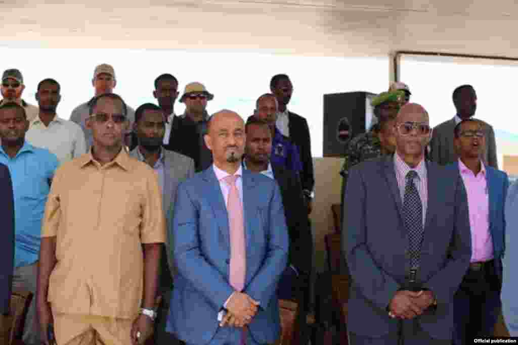 Qaar kamid ah marti sharafta ka qeybgashey munaasabada. Muqdisho, 20/01/2016. Photo by Villa Somalia