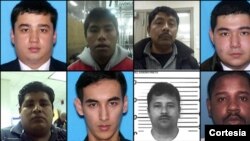 La lista de los más buscados incluye a 5 mexicanos, uno de Guatemala, tres de Uzbekistán y un estadounidense. [Foto: Cortesía, ICE].