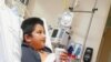 Fotografía facilitada por Yessica González de su hijo, Francisco Rosales, de 9 años, en el Centro Médico Infantil de Dallas, Texas. Francisco fue ingresado con COVID-19; un día antes debía comenzar sus clases de cuarto grado de primaria.