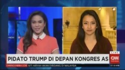 Laporan Langsung VOA untuk CNN Indonesia: Pidato Pertama Trump di Depan Kongres AS