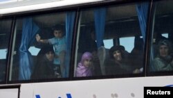 Japan's Keiichi Sato in action in the Ski Jumping World Cup in Kuusamo, Finland, Nov. 27, 2020.