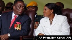 Mutungamiri wenyika VaEmmerson Mnangagwa nemudzimai wavo, Amai Auxilia Mnangagwa