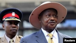 Uganda's President Yoweri Museveni, November 30, 2012.