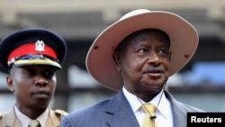 Uganda's President Yoweri Museveni, November 30, 2012.