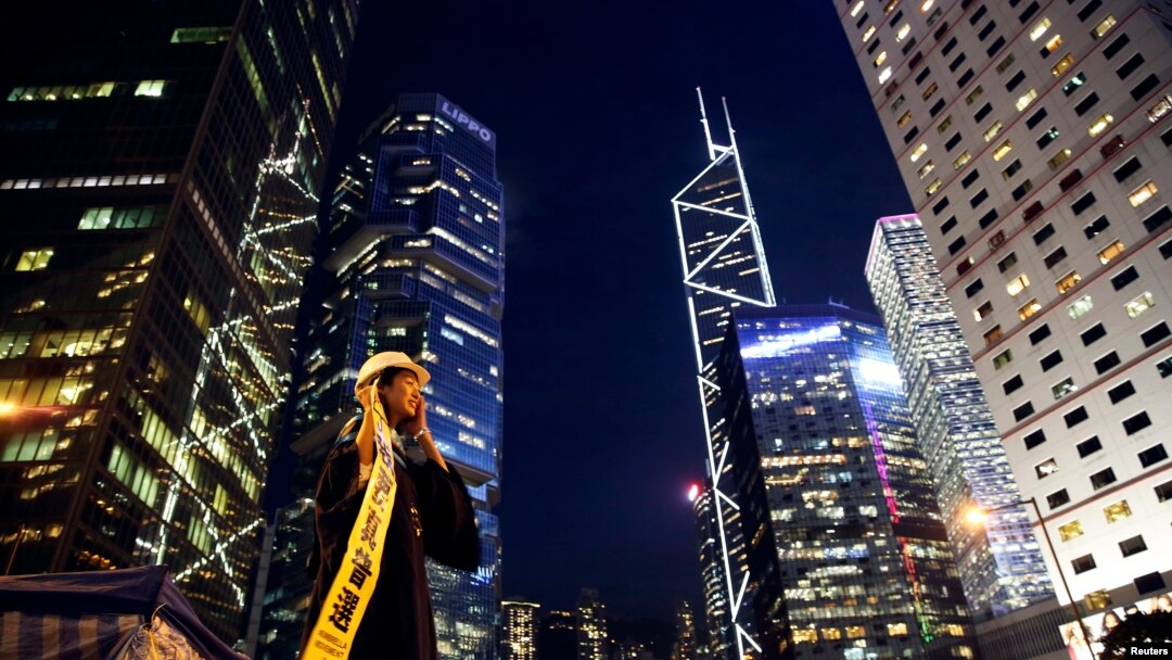 Kawasan bisnis dan keuangan di pusat kota Hong Kong (foto: dok). 