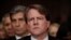 FILE - President Trump's White House counsel, Don McGahn, right, is seen on Capitol Hill in Washington, Feb. 6, 2017.