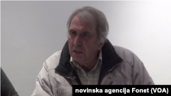 Novinar portala Žig-Info Milan Jovanović na konferenciji za novinare, Foto: video grab