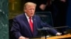 Президент США Дональд Трамп выступает на Генассамблее ООН, 22 сентября 2026 года (Фото: AP) 