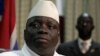 Gambian President Yahya Jammeh during press conference following his reelection in Banjul, Gambia, Sept. 2006 file photo.