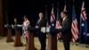 미-호주 “미-북 비핵화 협상 지지...대북제재 완전 이행 재확인”