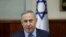 Israeli Prime Minister Benjamin Netanyahu attends the weekly cabinet meeting at his office in Jerusalem, March 5, 2017.
