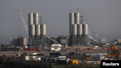 The Hinkley Point C nuclear power station site is seen near Bridgwater in Britain, Sept. 14, 2016.