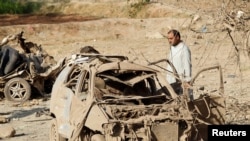 阿富汗楠格哈爾省發生汽車炸彈攻擊。（2020年10月3日）