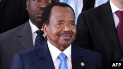 Le président camerounais Paul Biya lors du 5ème sommet Union africaine - Union européenne (UA-UE) à Abidjan, 29 novembre 2017