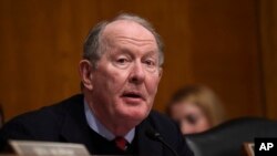 FILE - Senate Health, Education, Labor and Pensions Committee Chairman Lamar Alexander, R-Tenn. speaks on Capitol Hill, Jan. 12, 2016.