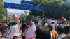 پاکستانی کشمیر میں 'آزادی مارچ' ایل او سی سے آٹھ کلو میٹر دور روک دیا گیا