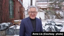 资料照片：今年10月被中国政府抓捕的大型家庭教会“锡安教会”的牧师金明日（ 摄于2020年，照片刘安娜提供）。