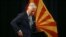 Robert O'Brien, assistant to the president for national security affairs, leaves the podium after speaking at a news conference regarding China, June 24, 2020, in Phoenix, Ariz.