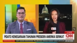 Laporan VOA untuk CNN Indonesia: Pidato Kenegaraan Presiden AS Joe Biden
