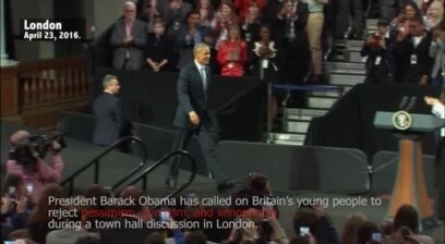 Obama's Town Hall Discussion in London