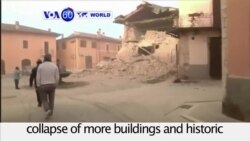 VOA60 World - An earthquake measuring 6.6 magnitude struck central Italy