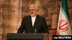 Ministar inostranih poslova Irana Džavad Zarif na konferenciji za štampu u Istanbulu, 29. januara 2021.