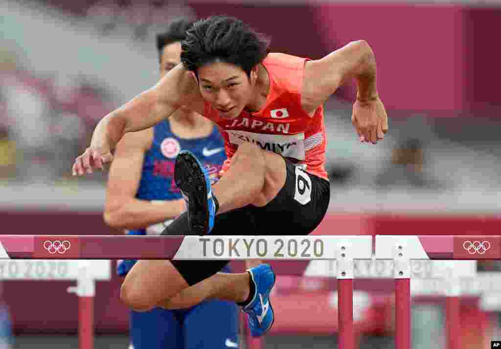 شانسوکی ایزومیا از ژاپن - دو ۱۱۰ متر با مانع