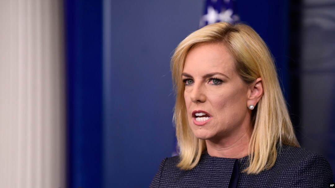 Menteri Keamanan Dalam Negeri Amerika (DHS) Kirstjen Nielsen.
