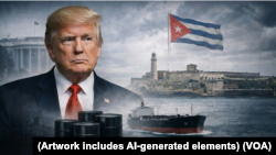 图示：特朗普总统警告说，鉴于哈瓦那的恶意行为与政策，将对向古巴出售石油的国家加征新关税。