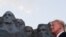 President Donald Trump visits Mount Rushmore National Monument on July 3, 2020, in Keystone, S.D. 