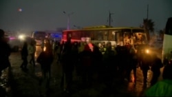 Raw footage of Aleppo bus evacuations