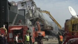 Taiwan Search-and-rescue Crews Continue Work at Collapsed Building