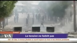 De nouveaux heurts en Tunisie