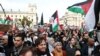 数十万人在全球城市集会支持巴勒斯坦人