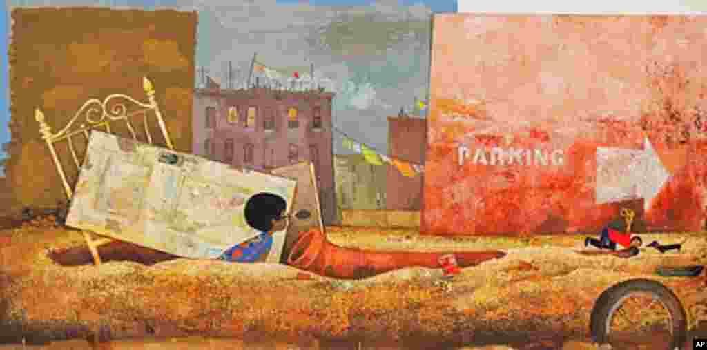 In his books, Keats shows the real neighborhoods of African-American children in New York.
