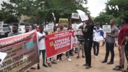 Nigerians Protest Over Eletricity, Fuel Costs