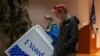 People vote at polling location in Charleston, South Carolina, on February 3, 2024, during the South Carolina Democratic Primary.