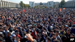 FILE: Representative illustration of large crowd of people. Taken in Bishkek, Kyrgyzstan, 10.5.2020