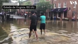 Inundaciones en Alexandria, ante la llegada del Huracán Florence