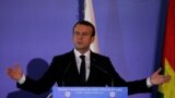 Perezida Emmanuel Macron ageza ijambo ku nama kw'iterabwoba mu mujyi wa Bamako muri Mali