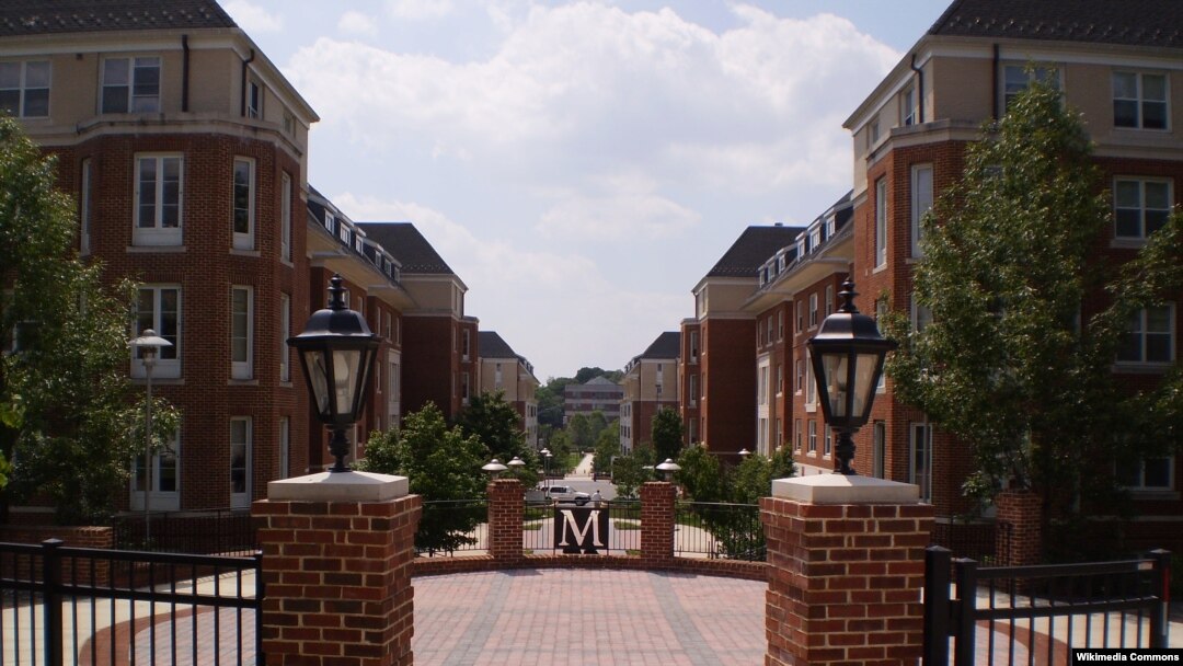 图为马里兰大学校园。