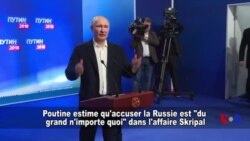 Accuser la Russie est "du grand n'importe quoi", selon Poutine (vidéo)