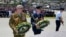 This handout photo released by the Commonweatlh of Australia, Department of Defense on Nov. 1, 2014 shows New Zealand and Australian Chiefs of Defense Force during a commemorative event at Anzac Peace Park. 