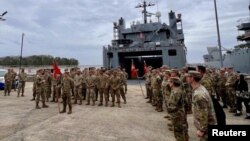 Bantuan kemanusiaan siap berangkat dari Amerika Serikat untuk dikirim ke Gaza setelah Presiden Joe Biden memerintahkan pembangunan dermaga terapung di Gaza untuk penyaluran bantuan. 