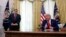 Уильям Барр и Дональд Трамп